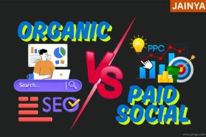 Organic vs paid social media strategy comparison
