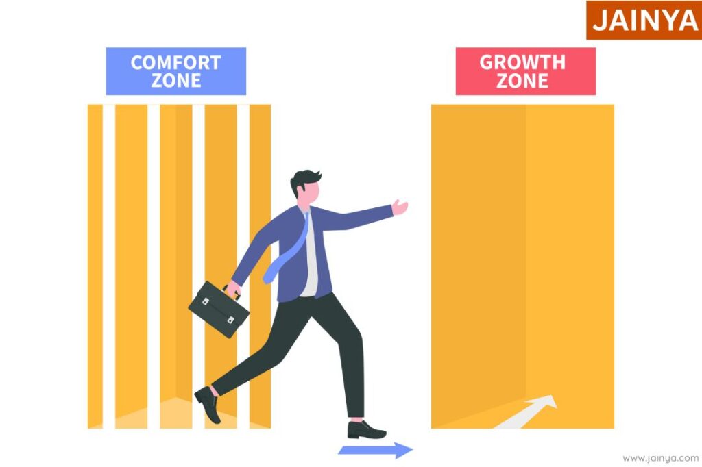 Comfortable growth mindset focusing on sustainable business progress