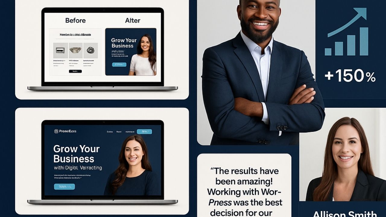 WordPress website design tips for small businesses and startups to enhance online presence.