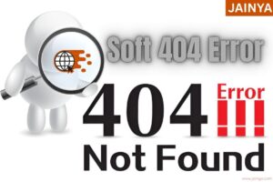 Soft 404 error example showing empty or misleading page